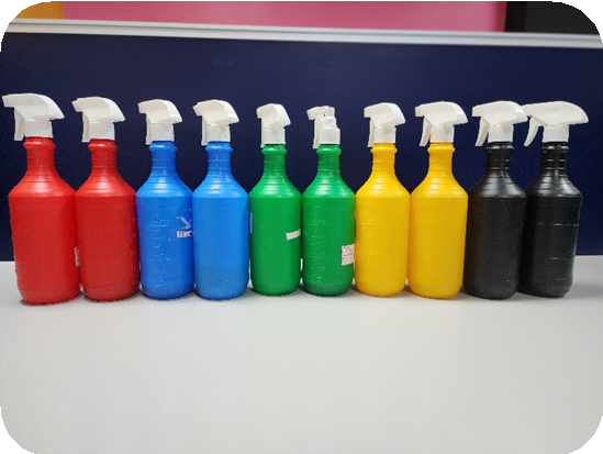 Coloured Bottles